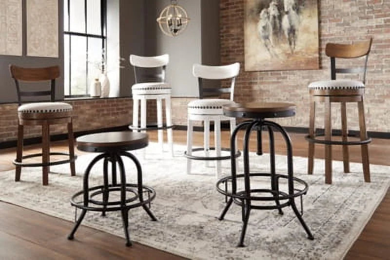 Brown Bar Height Bar Stool A946