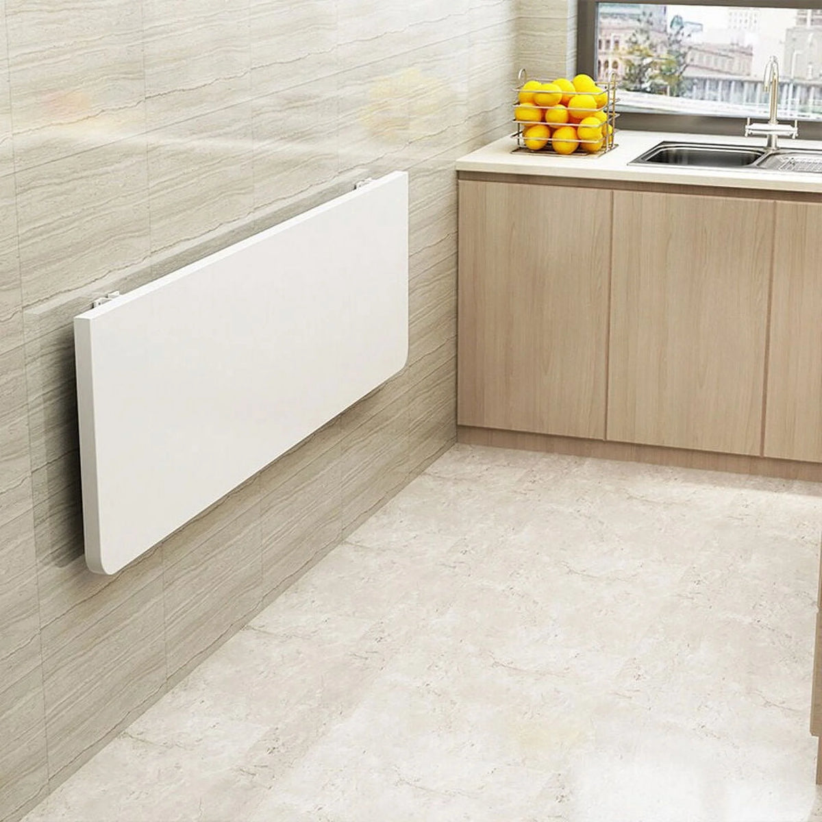 Wall Mounted Floating Writing Table Computer Desk M1203