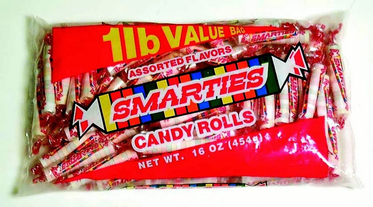 Assorted Flavors Candy Rolls 1 LB Pack of 20 Q921855