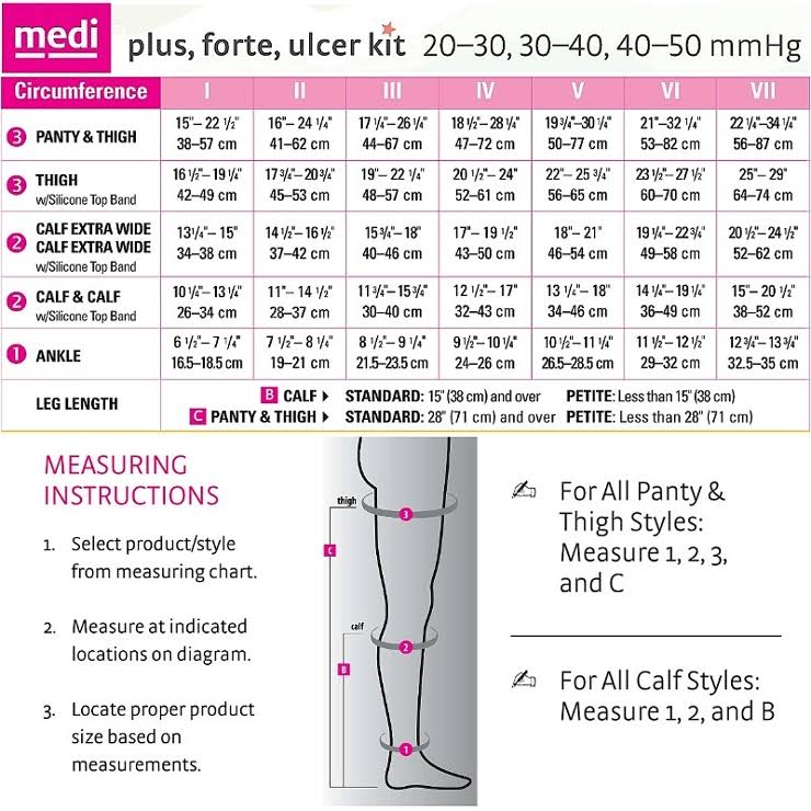 Black Calf High Closed Toe Compression Stocking O31807