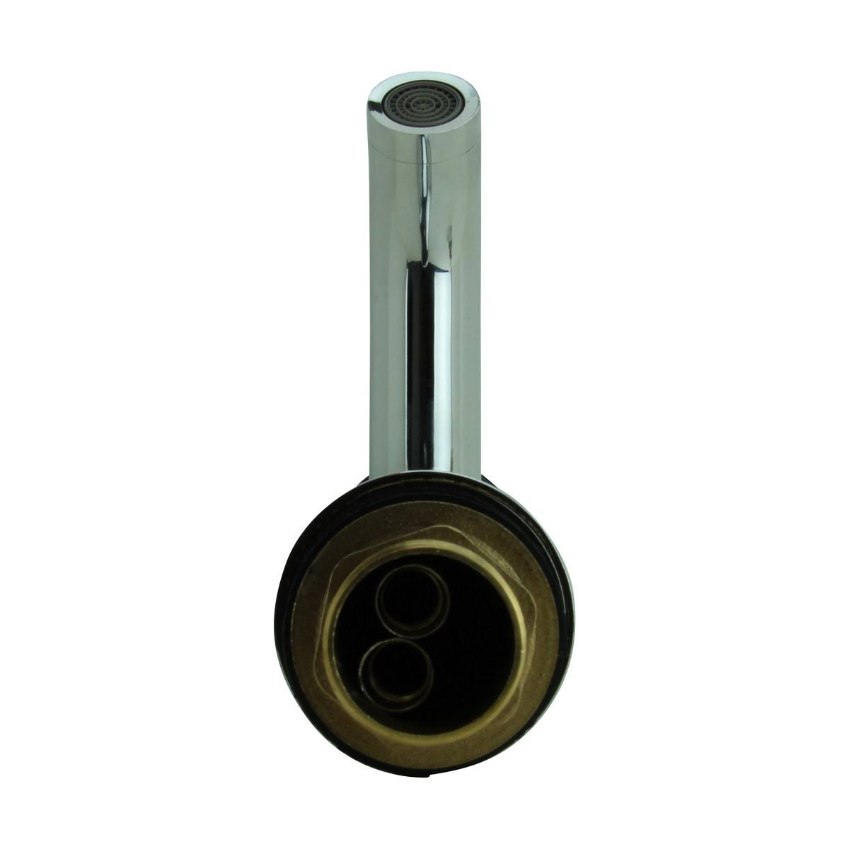 Chrome Solid Brass Single Hole Bathroom Faucet U3258