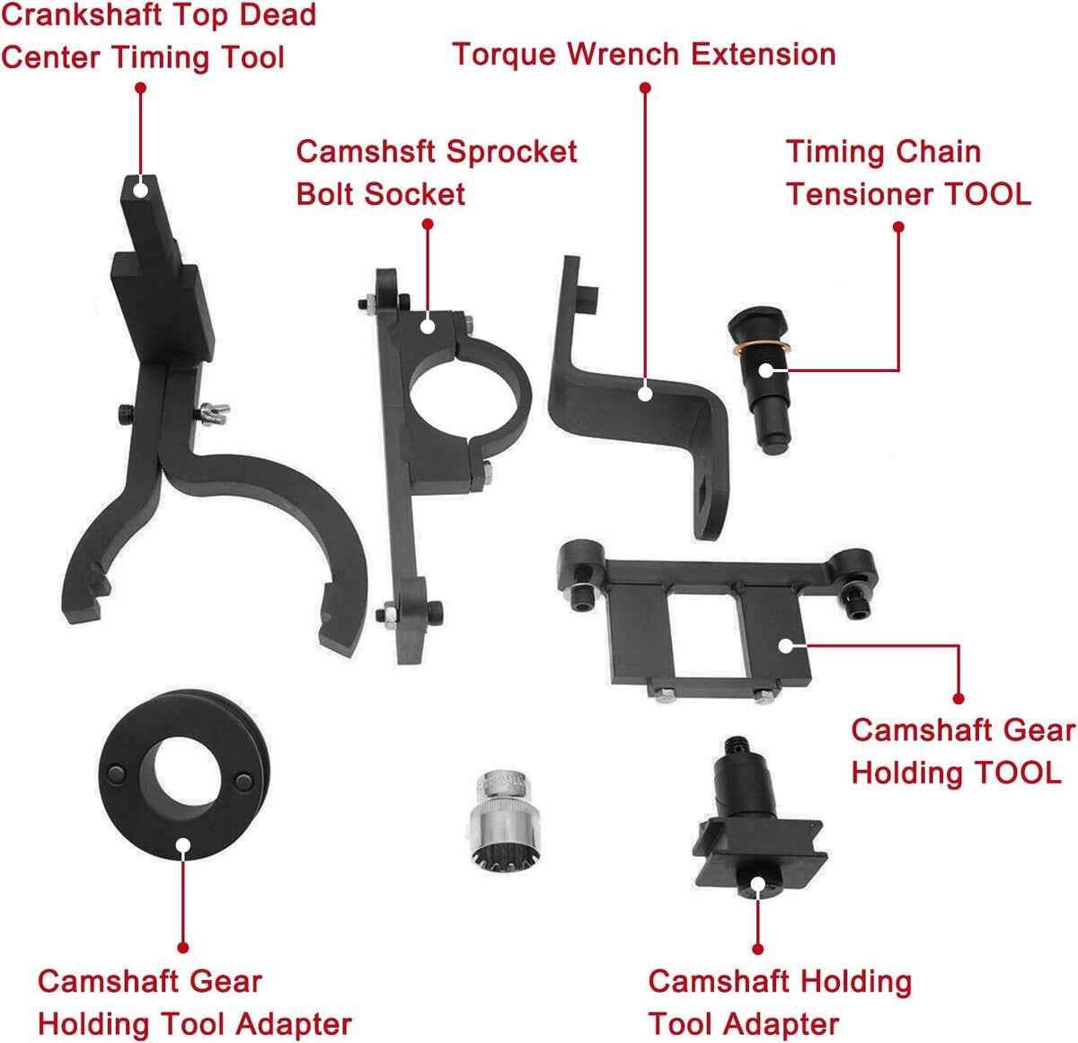 8 PCS Timing Tool Kit for 4.0L SOHC V6 Engines G686917