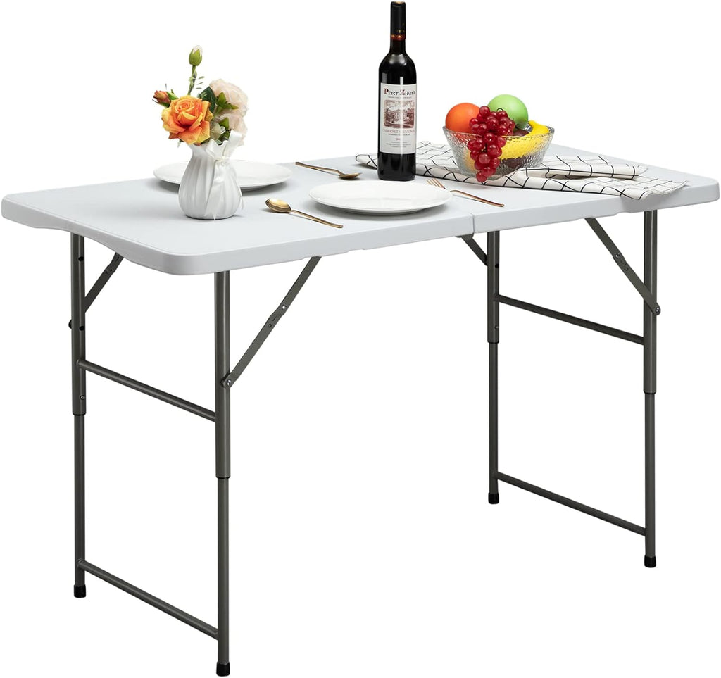 4ft Height Adjustable Plastic Picnic Table P21996
