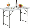 4ft Height Adjustable Plastic Picnic Table P21996