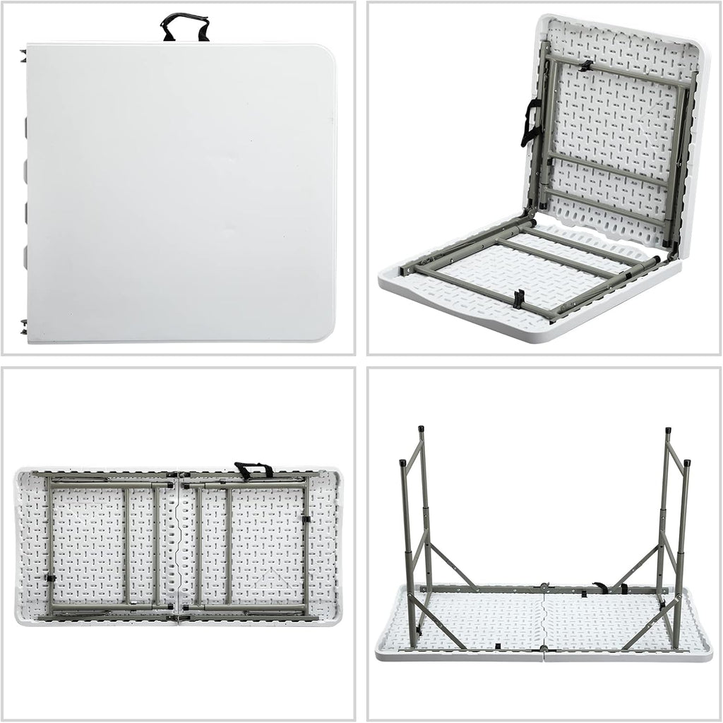4ft Height Adjustable Plastic Picnic Table P21996