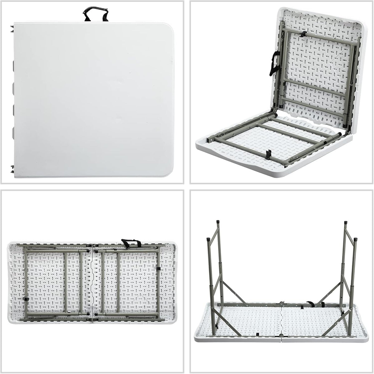 4ft Height Adjustable Plastic Picnic Table P21996