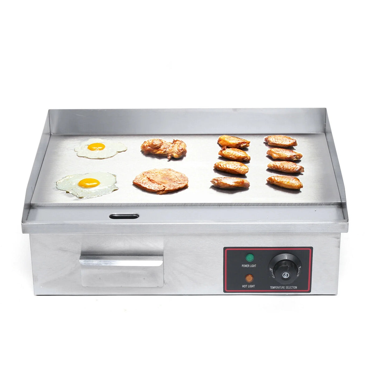 1600W Commercial Electric Griddle Stainless Steel Table Stove H581