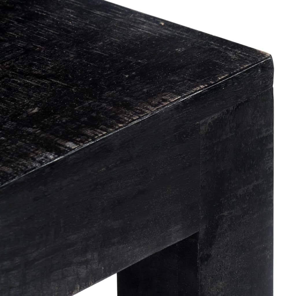 Black Solid Mango Wood Console Table L28827