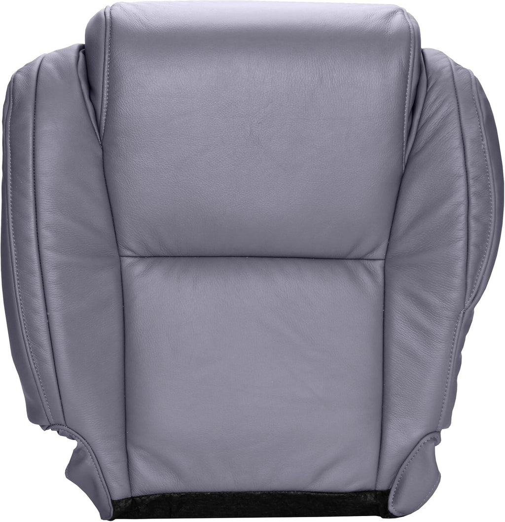 Graphite Gray Leather Driver Bottom Replacement Seat Cover U141