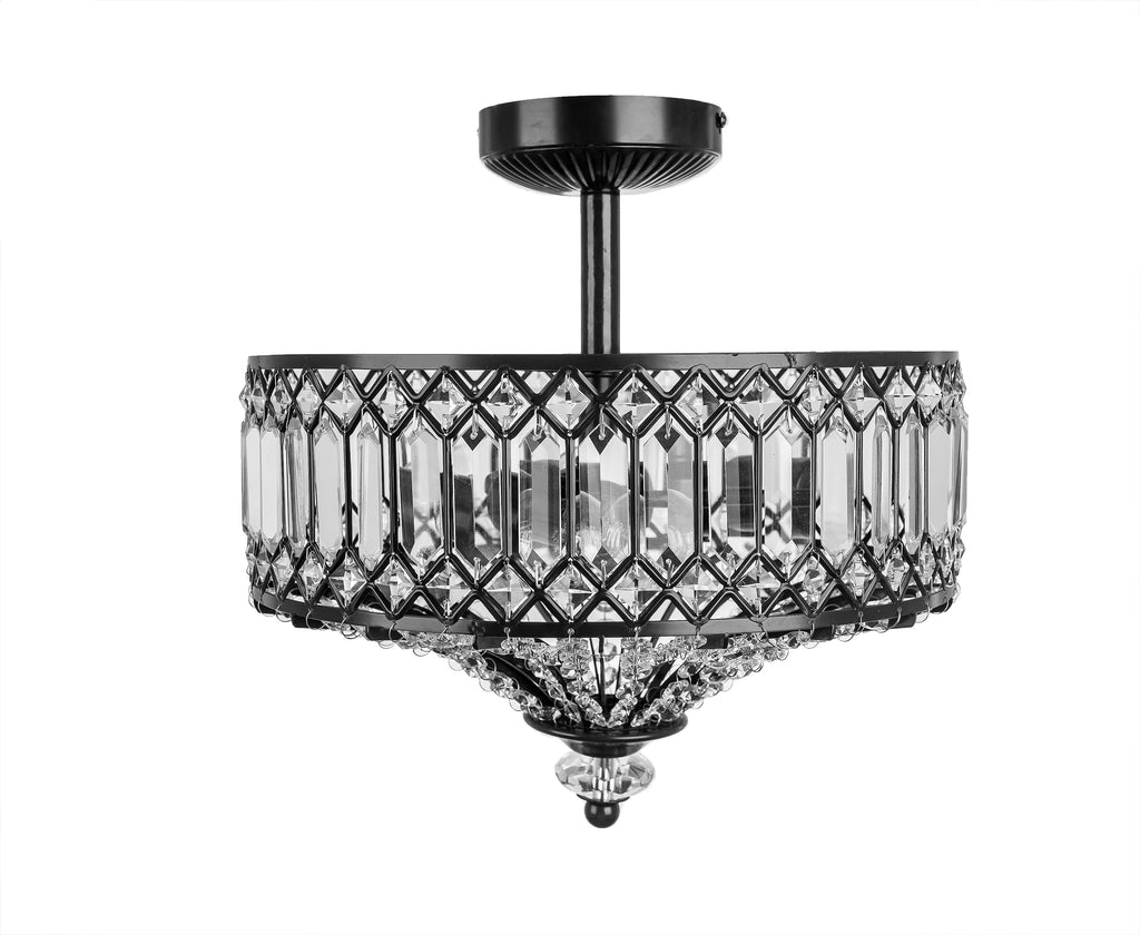 2-Light Semi-Flush Mount Ceiling Light I4016