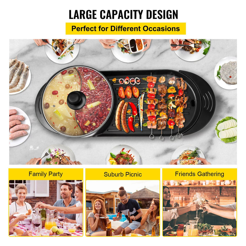 Portable Smokeless Electric BBQ Grill F29156