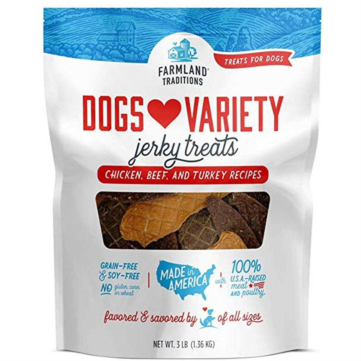 Dogs Love Variety Jerky Treats Y130