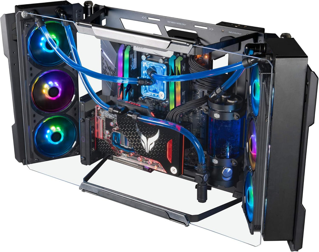 Custom Test Bench/Open-Air ATX PC Case with Panoramic Tempered Glass H48043
