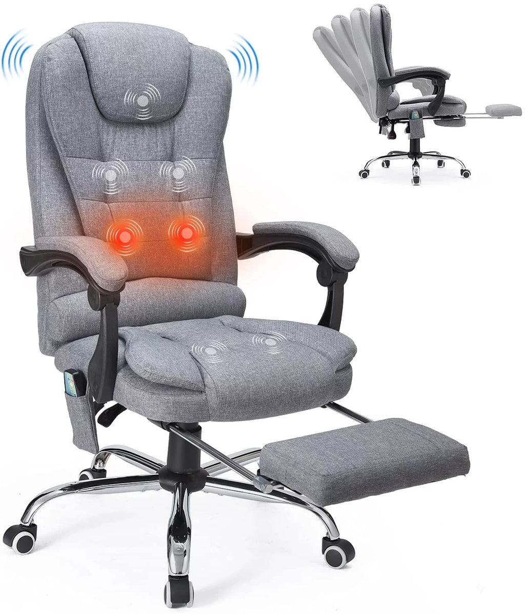 Grey Ergonomic Reclining Office Chair Z19283