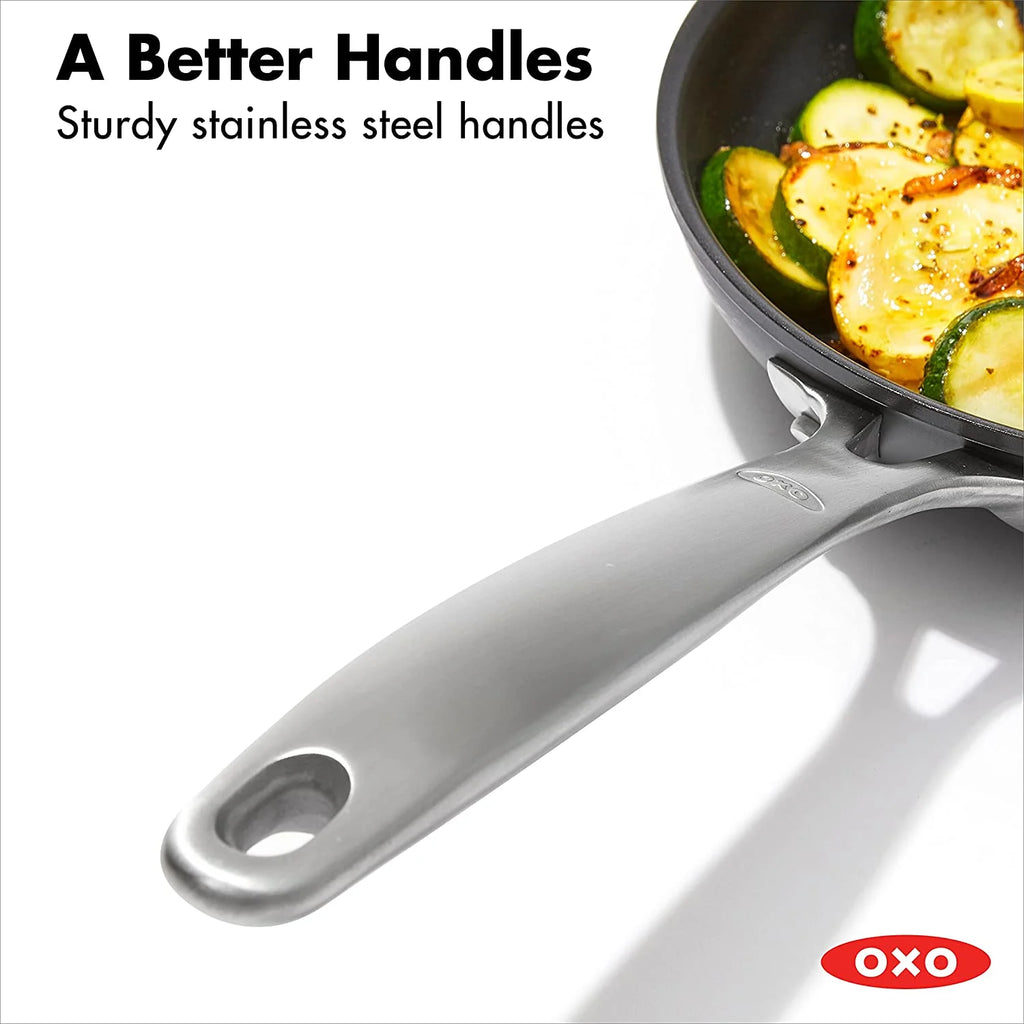 10 Piece Nonstick Gray Cookware Set V5264