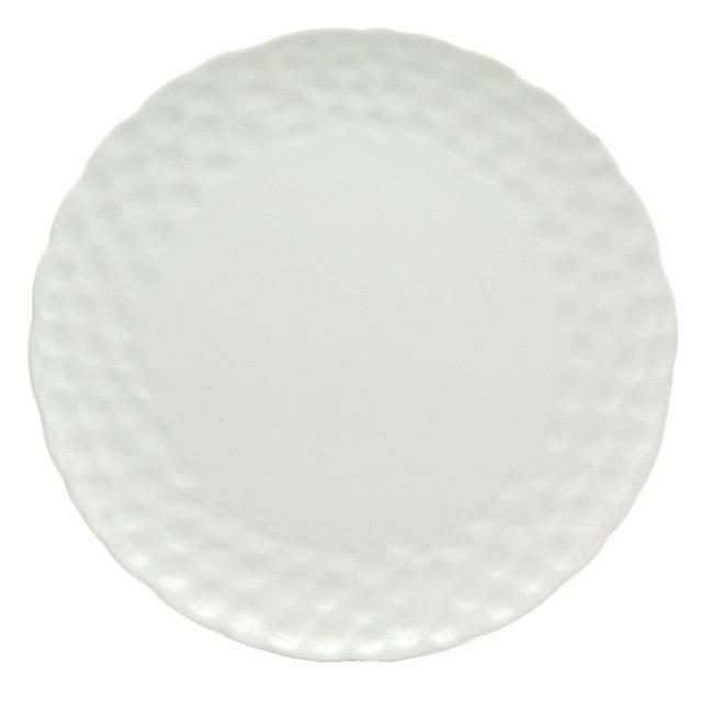 White Marble Salad Plate Set of 6 K61944