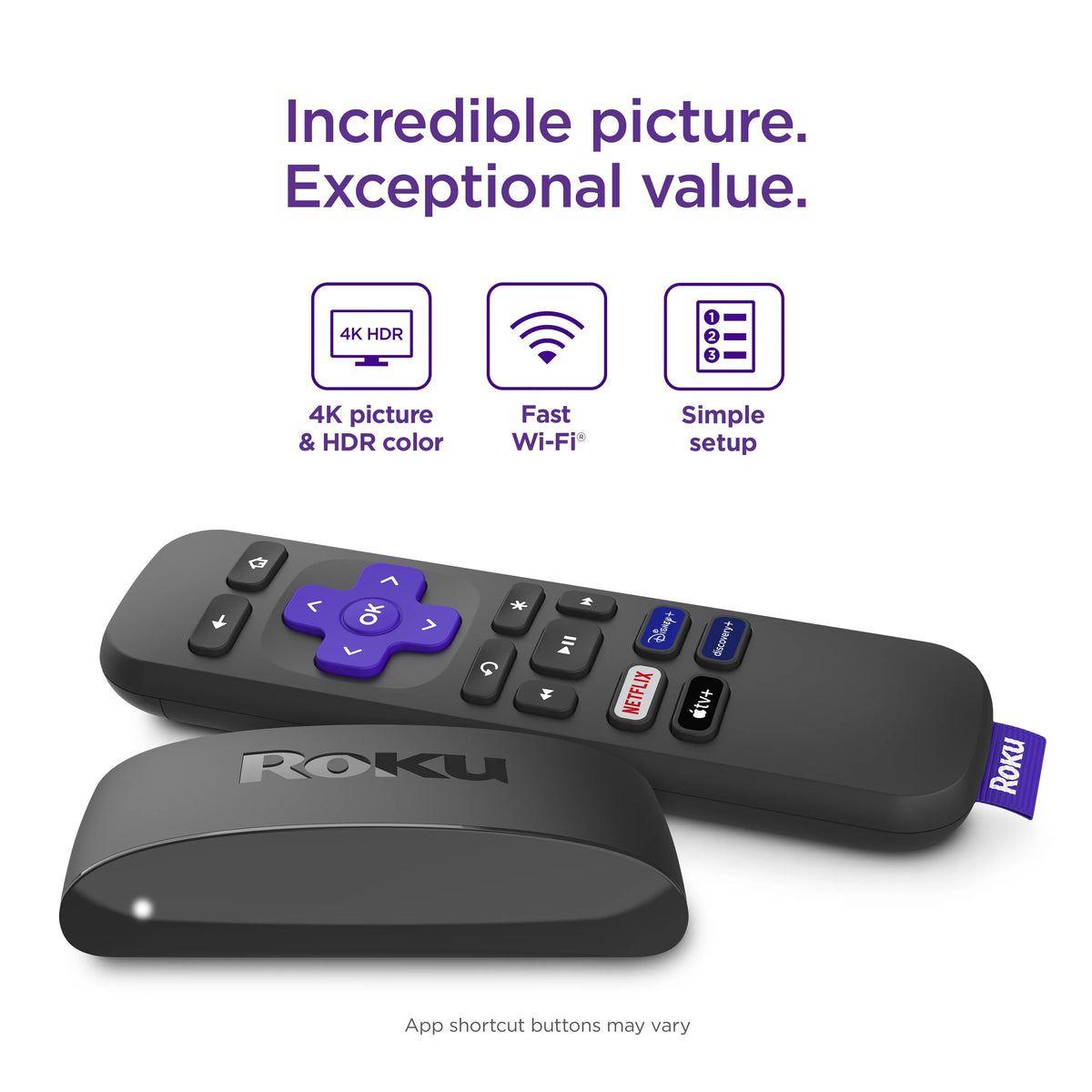 4K Streaming Player with Standard Remote K14704