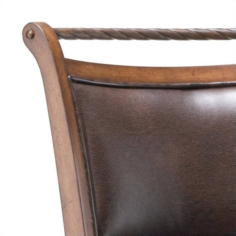 Swivel Counter Stool, Medium Brown Cherry S327