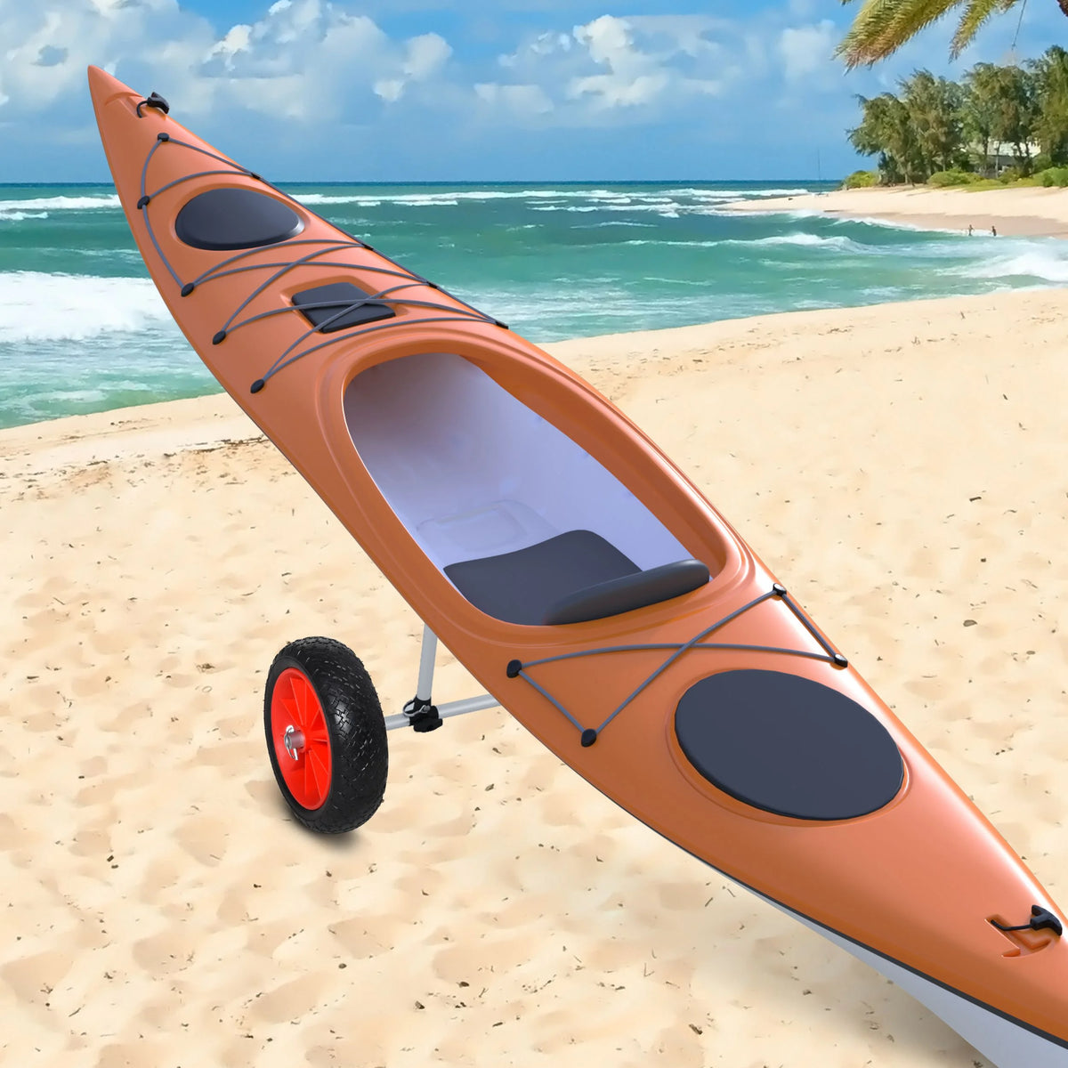 Kayak Cart with Aluminum Frame and Large Tires U98149