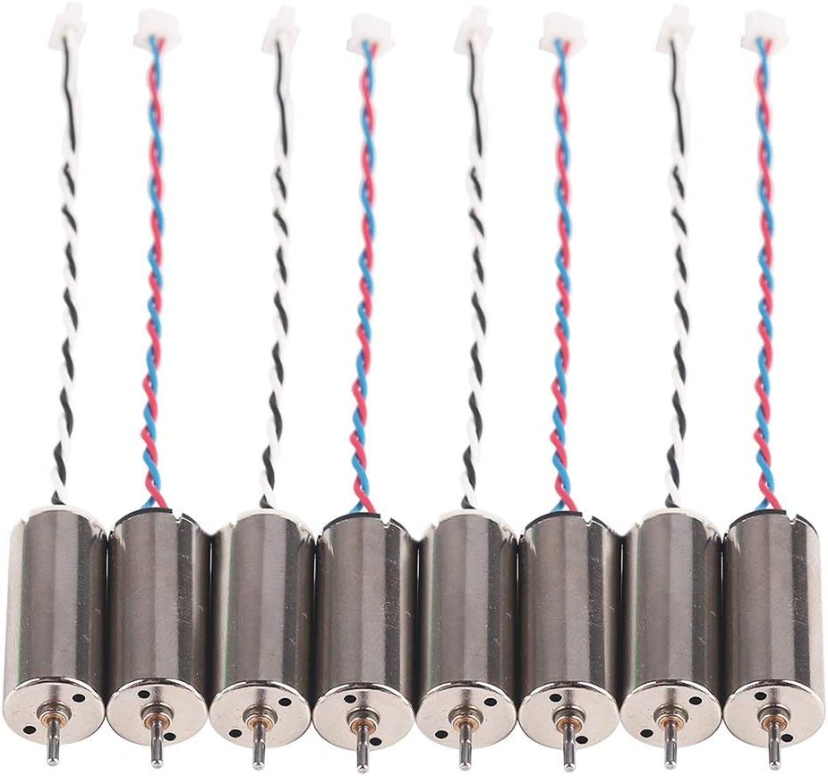 8pcs 8.5x20mm 15000KV Brushed Coreless Motor with JST-1.25 Connector W240