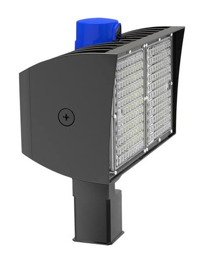 Bronze LED Floodlight 70W Cool 480V Twistlock Photocell Dimmable Slipfitter C449845