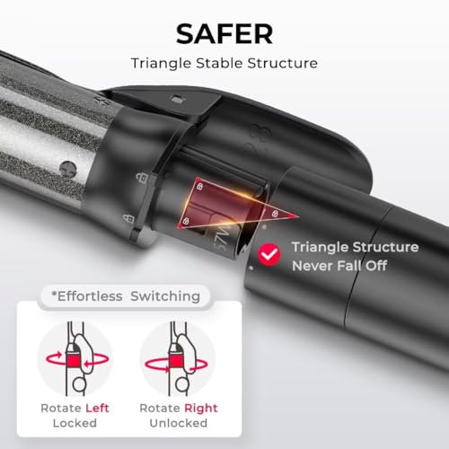 3 in 1 Ceramic Hair Curler 1/2, 1, 1 1/2 Inch X551