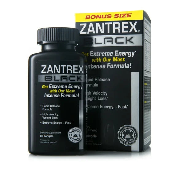 Black Rapid Release Weight Loss Dietary Supplement, 84 Capsules T8204