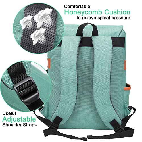 Grey Laptop Backpack with USB Charging Port I566342