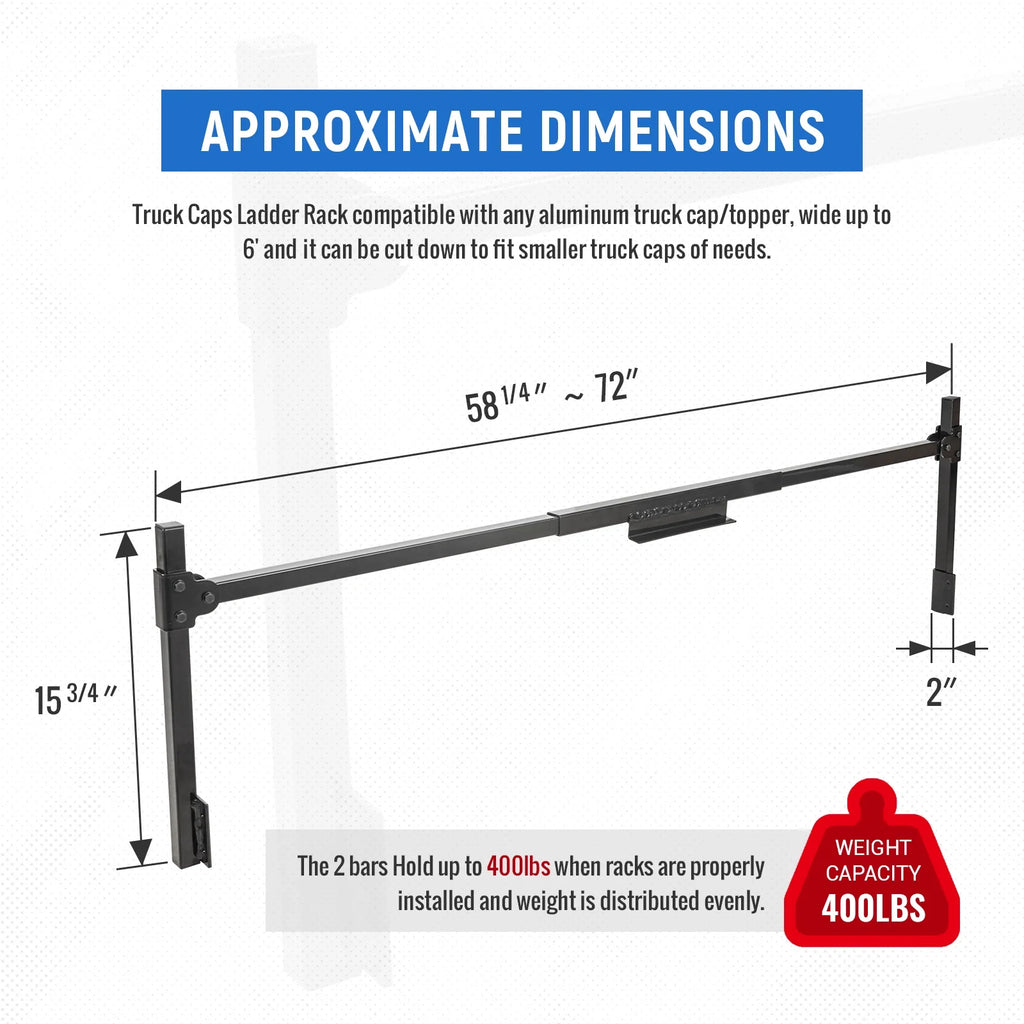 Iron Heavy Duty Truck Ladder Rack F104344