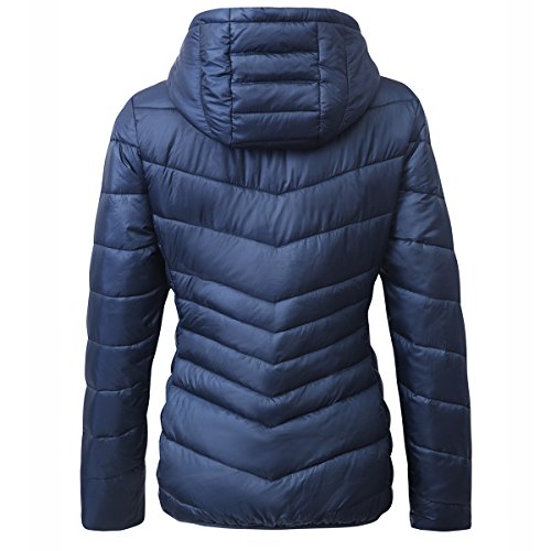 Lightweight Water-Resistant Hooded Puffer Jacket S304