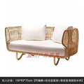 Outdoor Sofa Single Natural Rattan Woven I12983