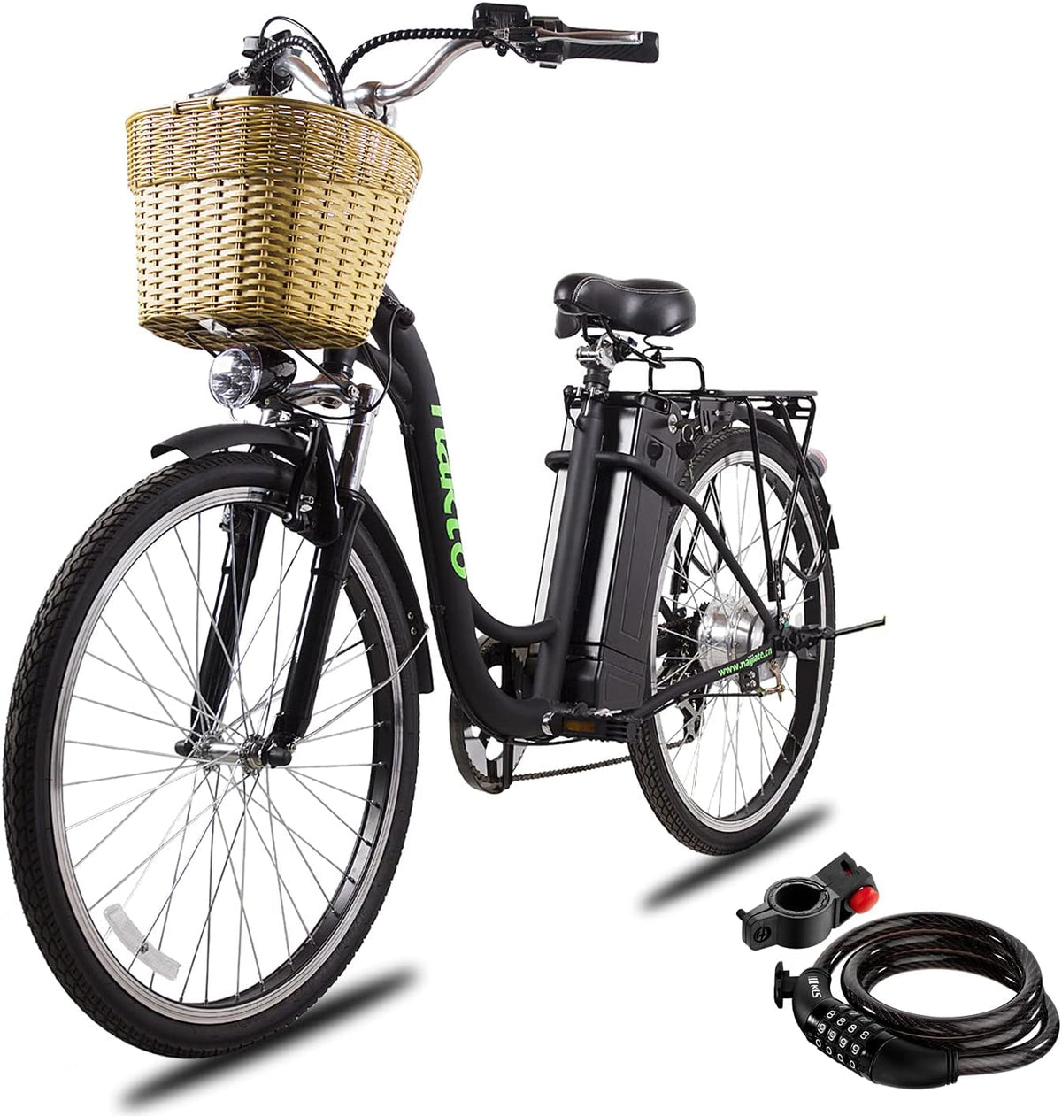 26'' Cargo Electric Bicycle with 10.5Ah Removable Lithium Battery B1756
