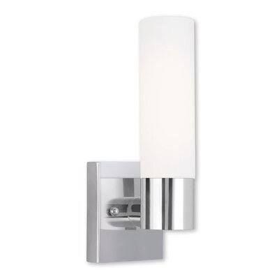 Polished Chrome 1-Light Armed Sconce G36911