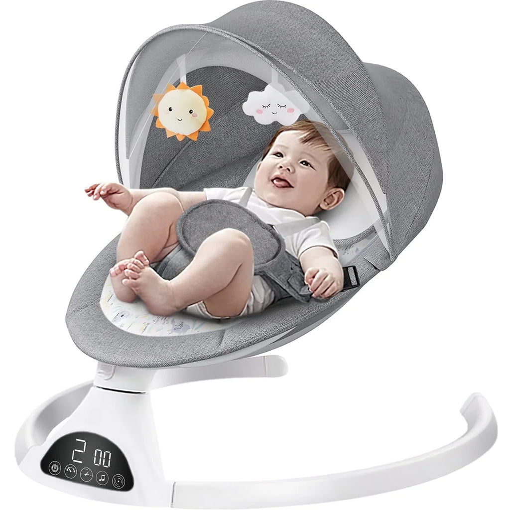 Pink Electric Baby Swing T306538
