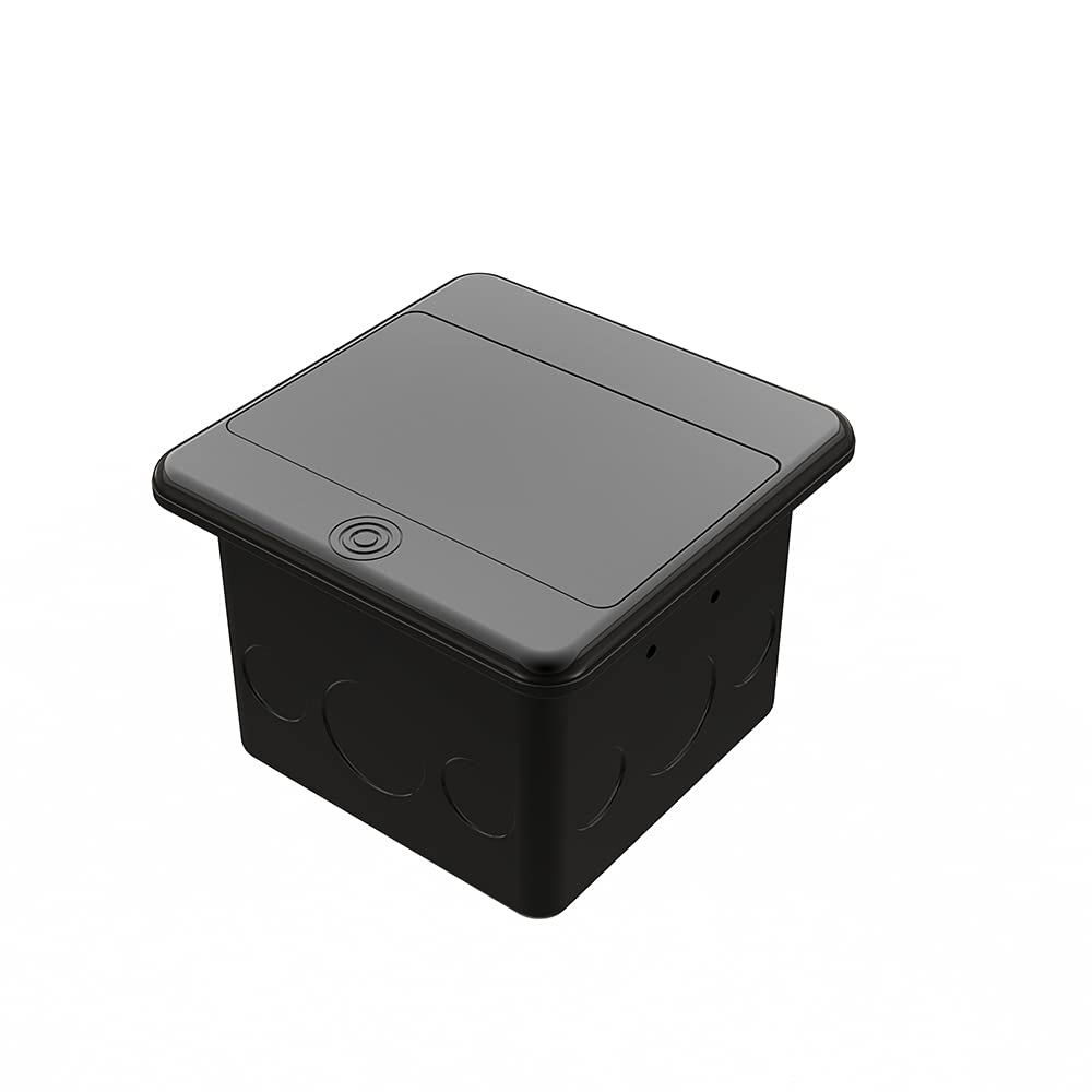 Pop Up Waterproof Floor Electrical Box with USB Chargers and 2 Outlet Receptacle J7518