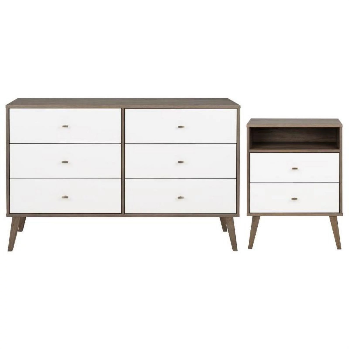 2-Drawer Nightstand & 6-Drawer Dresser Set U3135