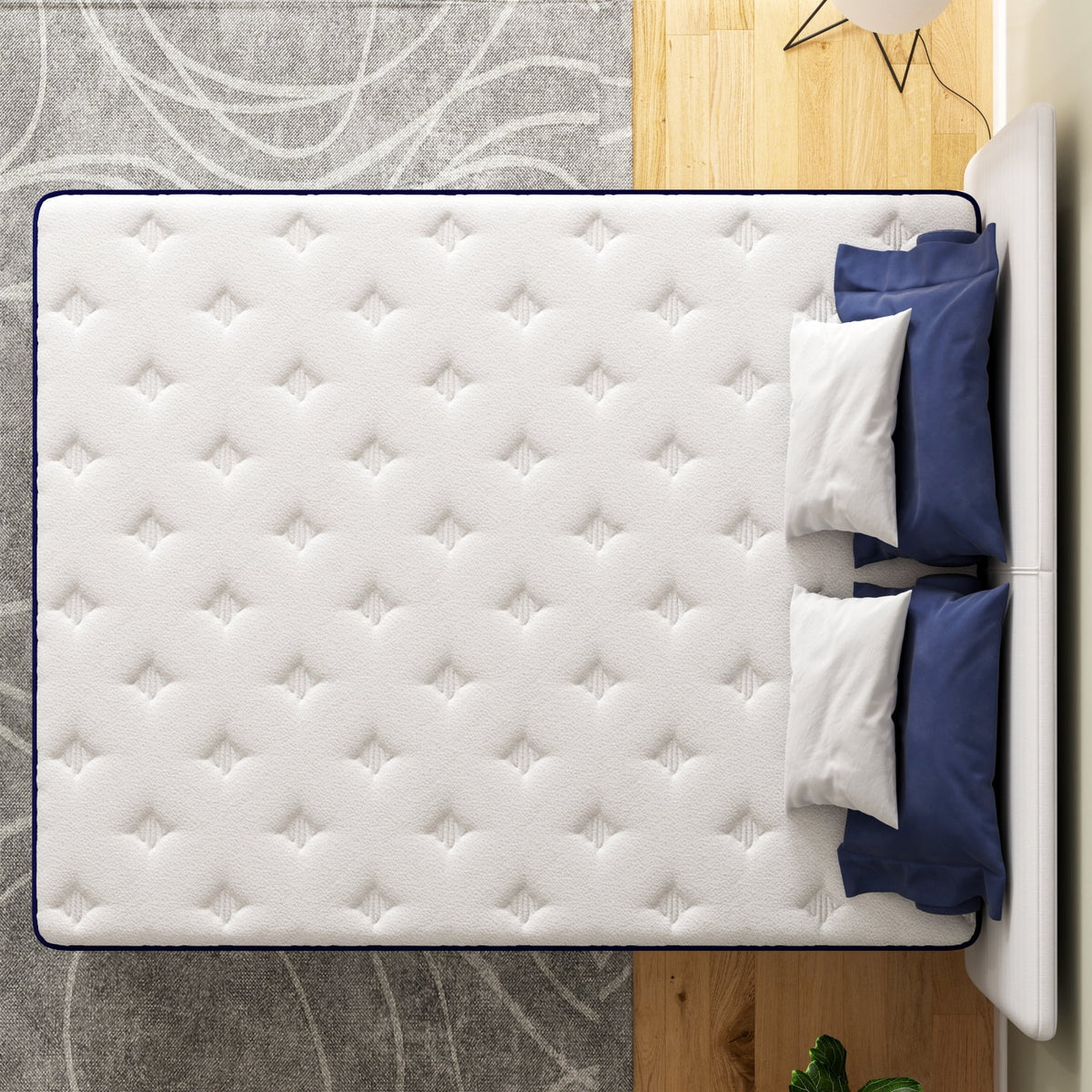 Queen 10 Inch Hybrid Memory Foam Mattress X936014