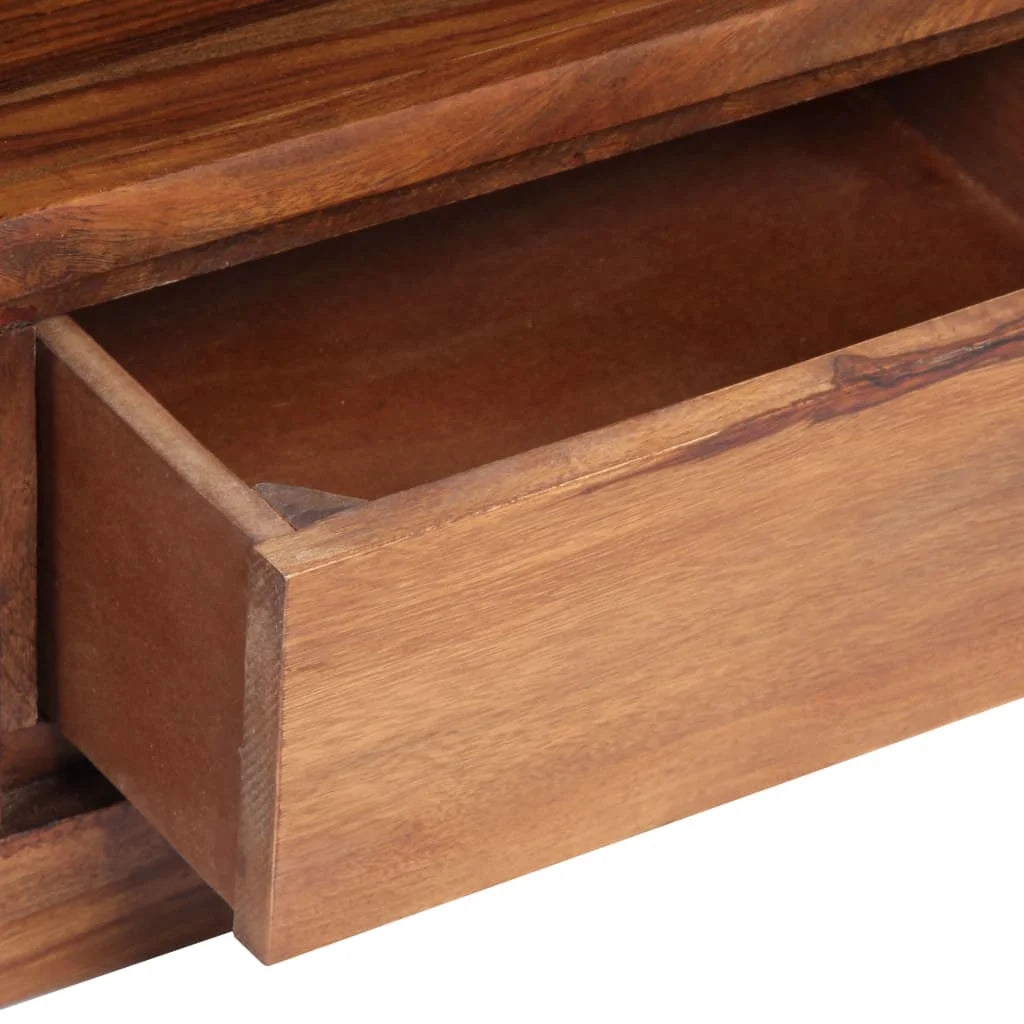 Rustic 3 Drawer TV Stand with Cable Outlet S138973