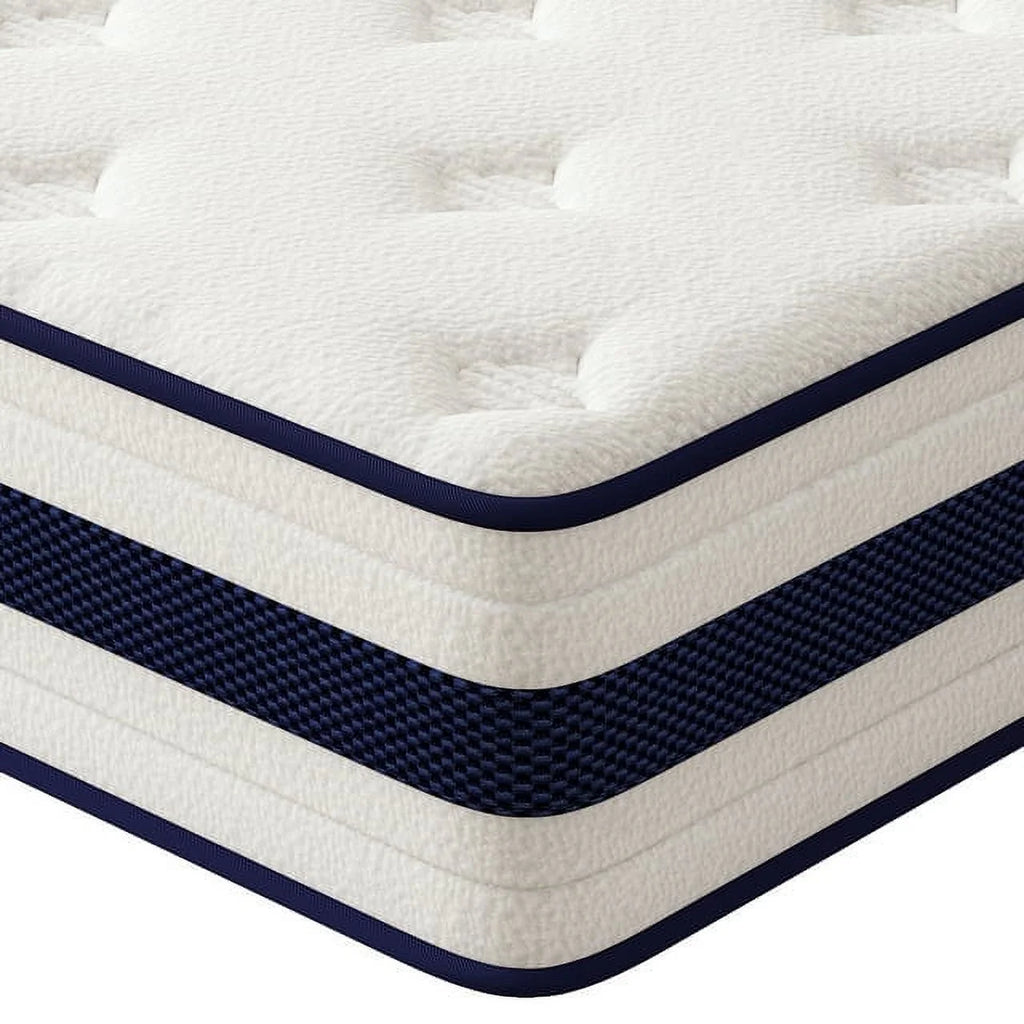 Queen 10 Inch Hybrid Memory Foam Mattress X936014