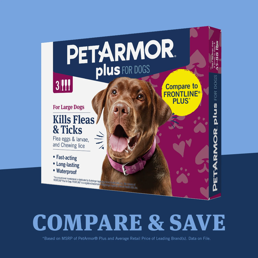 Flea & Tick Prevention for Large Dogs 3 Month Supply Y50763