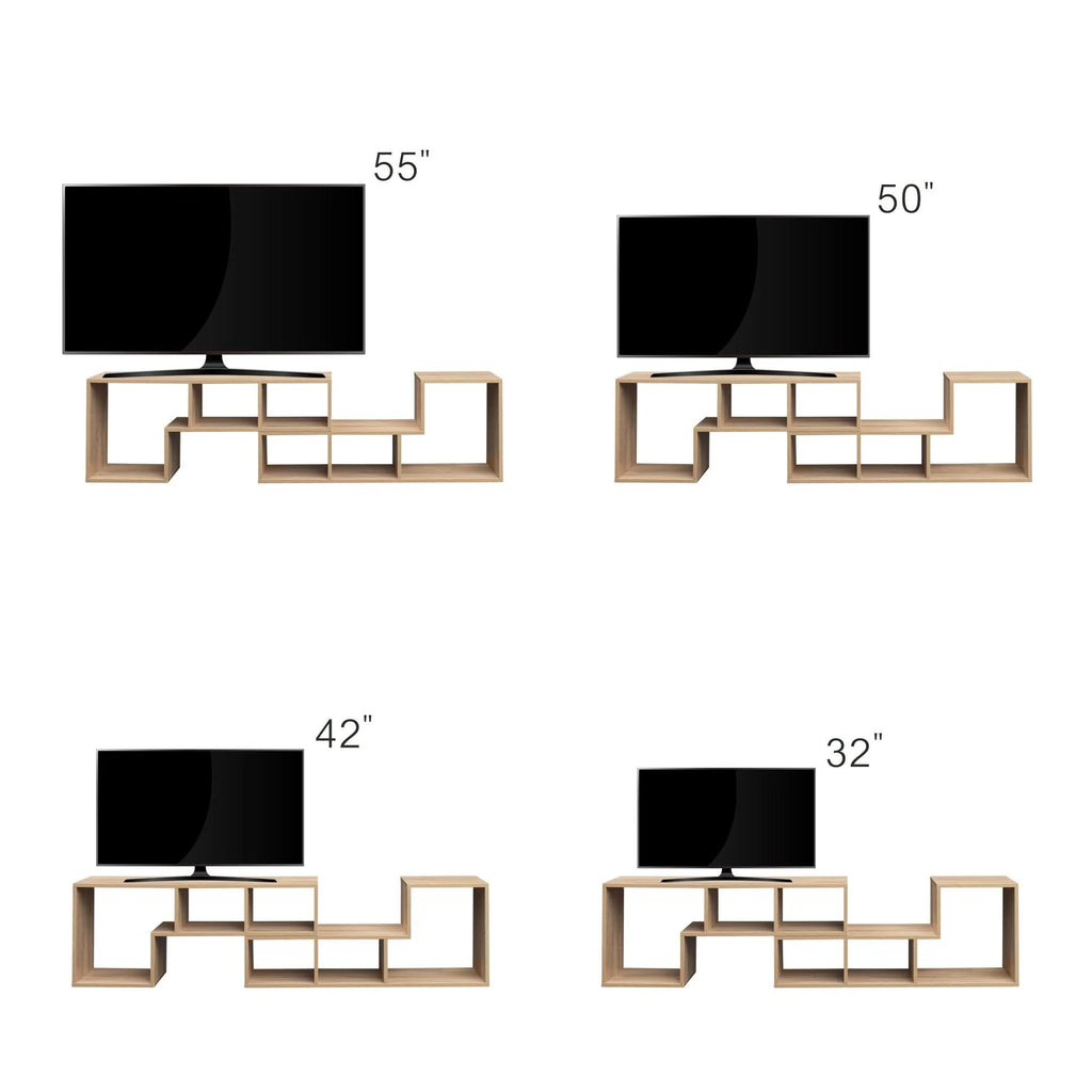 L-Shaped TV Stand Entertainment Center Q651
