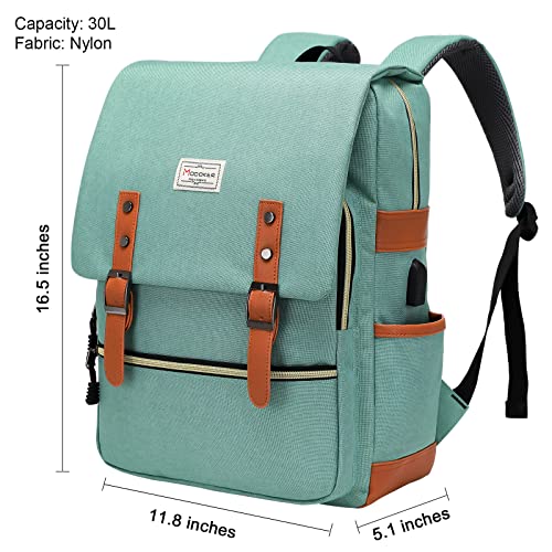 Grey Laptop Backpack with USB Charging Port I566342