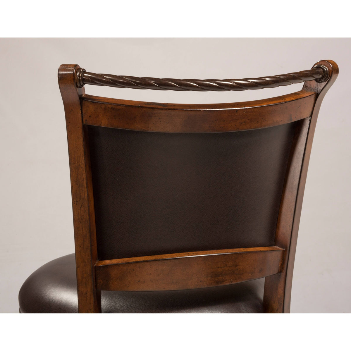 Swivel Counter Stool, Medium Brown Cherry S327