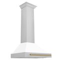 30 In Stainless Steel Range Hood with White Matte Shell R759777