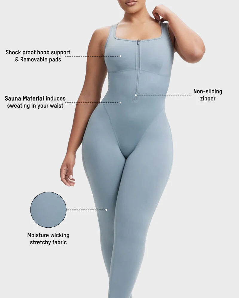 Sauna Workout Jumpsuit U317
