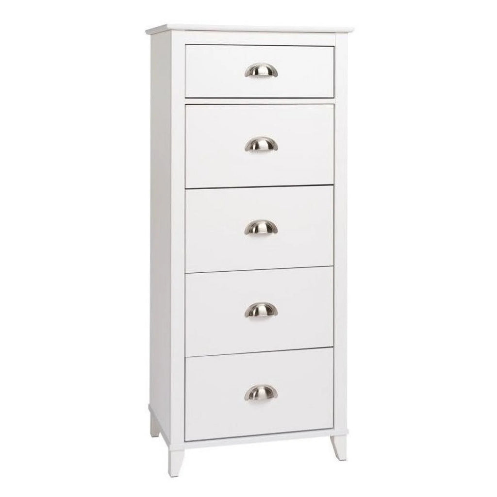 White 5 Drawer Lingerie Chest S67828