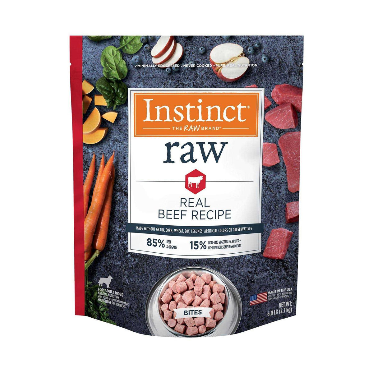 Grain Free Real Beef Recipe Dog Food U5358