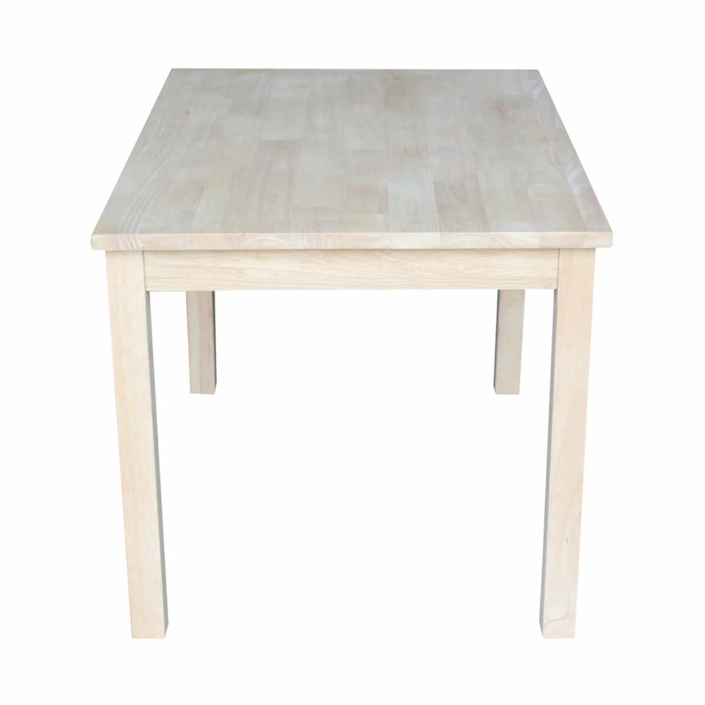 Unfinished Solid Wood Children's Table V870967