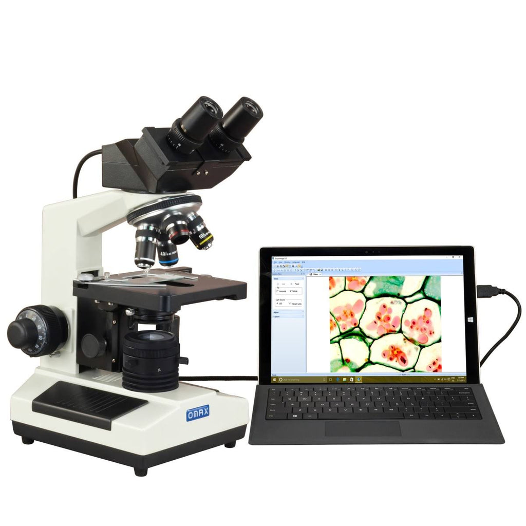 40X-2500X Binocular Compound Microscope with 3.0MP USB Camera Y720772
