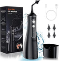 Electric Ear Cleaning Kit with 4 Reusable Replacement Tips Black C883601